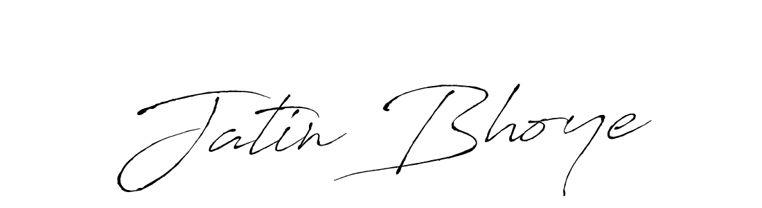Design your own signature with our free online signature maker. With this signature software, you can create a handwritten (Antro_Vectra) signature for name Jatin Bhoye. Jatin Bhoye signature style 6 images and pictures png