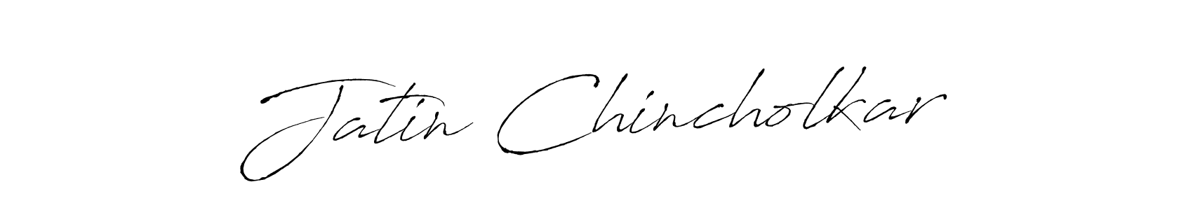 Make a short Jatin Chincholkar signature style. Manage your documents anywhere anytime using Antro_Vectra. Create and add eSignatures, submit forms, share and send files easily. Jatin Chincholkar signature style 6 images and pictures png