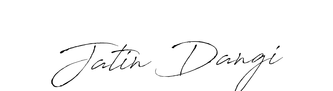 You should practise on your own different ways (Antro_Vectra) to write your name (Jatin Dangi) in signature. don't let someone else do it for you. Jatin Dangi signature style 6 images and pictures png