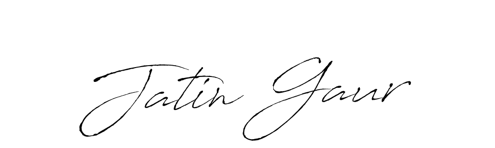 Also we have Jatin Gaur name is the best signature style. Create professional handwritten signature collection using Antro_Vectra autograph style. Jatin Gaur signature style 6 images and pictures png