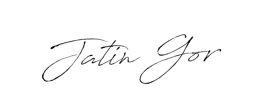 Also we have Jatin Gor name is the best signature style. Create professional handwritten signature collection using Antro_Vectra autograph style. Jatin Gor signature style 6 images and pictures png