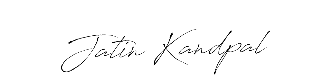 Design your own signature with our free online signature maker. With this signature software, you can create a handwritten (Antro_Vectra) signature for name Jatin Kandpal. Jatin Kandpal signature style 6 images and pictures png