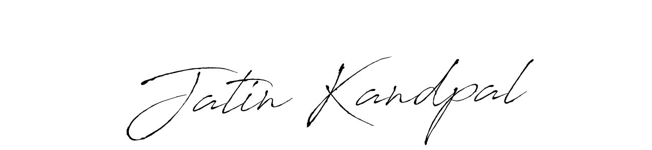 Design your own signature with our free online signature maker. With this signature software, you can create a handwritten (Antro_Vectra) signature for name Jatin Kandpal. Jatin Kandpal signature style 6 images and pictures png