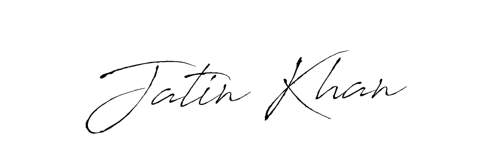 Create a beautiful signature design for name Jatin Khan. With this signature (Antro_Vectra) fonts, you can make a handwritten signature for free. Jatin Khan signature style 6 images and pictures png