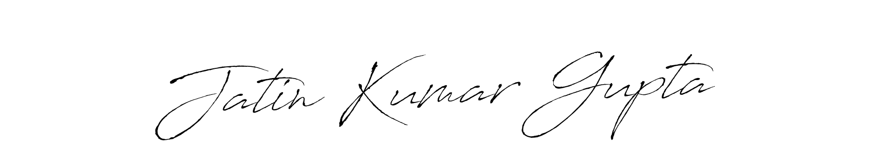 Design your own signature with our free online signature maker. With this signature software, you can create a handwritten (Antro_Vectra) signature for name Jatin Kumar Gupta. Jatin Kumar Gupta signature style 6 images and pictures png