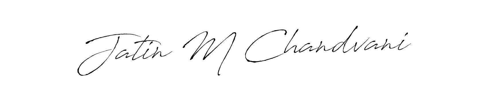 You can use this online signature creator to create a handwritten signature for the name Jatin M Chandvani. This is the best online autograph maker. Jatin M Chandvani signature style 6 images and pictures png