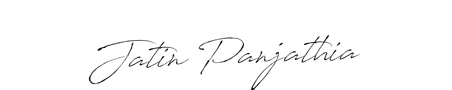 Make a beautiful signature design for name Jatin Panjathia. Use this online signature maker to create a handwritten signature for free. Jatin Panjathia signature style 6 images and pictures png