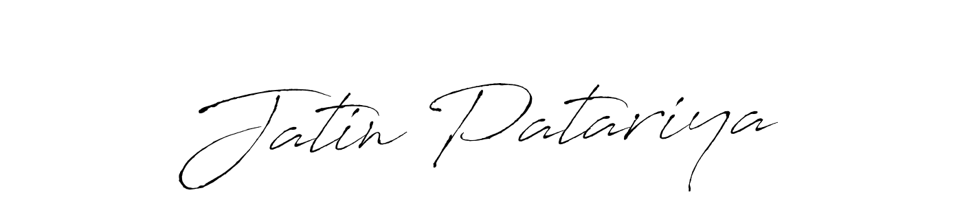 Also You can easily find your signature by using the search form. We will create Jatin Patariya name handwritten signature images for you free of cost using Antro_Vectra sign style. Jatin Patariya signature style 6 images and pictures png