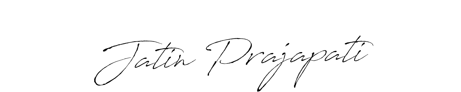 It looks lik you need a new signature style for name Jatin Prajapati. Design unique handwritten (Antro_Vectra) signature with our free signature maker in just a few clicks. Jatin Prajapati signature style 6 images and pictures png