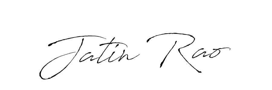 Use a signature maker to create a handwritten signature online. With this signature software, you can design (Antro_Vectra) your own signature for name Jatin Rao. Jatin Rao signature style 6 images and pictures png