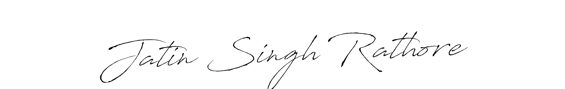 Make a beautiful signature design for name Jatin Singh Rathore. With this signature (Antro_Vectra) style, you can create a handwritten signature for free. Jatin Singh Rathore signature style 6 images and pictures png