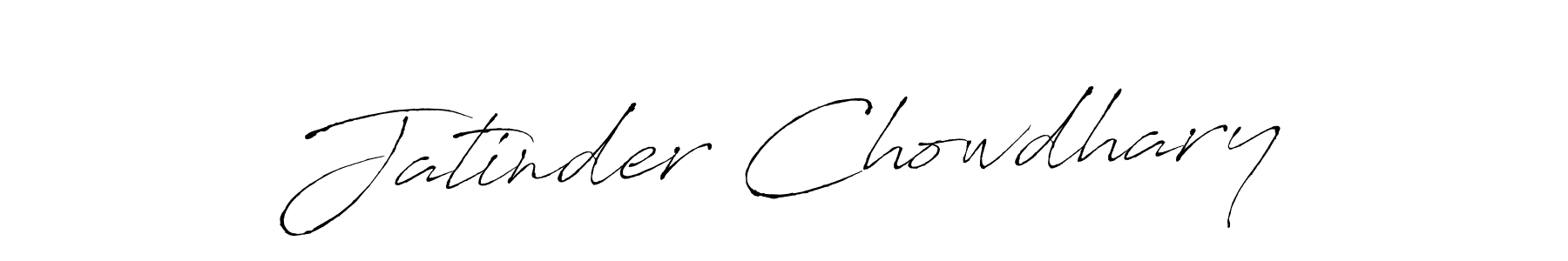 Also we have Jatinder Chowdhary name is the best signature style. Create professional handwritten signature collection using Antro_Vectra autograph style. Jatinder Chowdhary signature style 6 images and pictures png