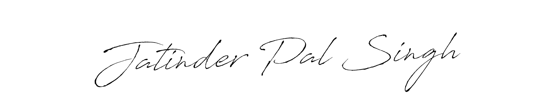 Design your own signature with our free online signature maker. With this signature software, you can create a handwritten (Antro_Vectra) signature for name Jatinder Pal Singh. Jatinder Pal Singh signature style 6 images and pictures png