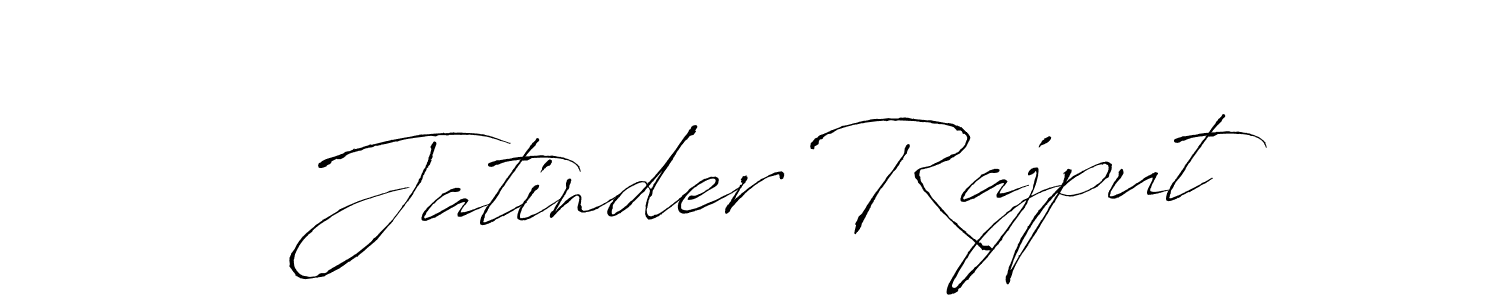 How to make Jatinder Rajput signature? Antro_Vectra is a professional autograph style. Create handwritten signature for Jatinder Rajput name. Jatinder Rajput signature style 6 images and pictures png