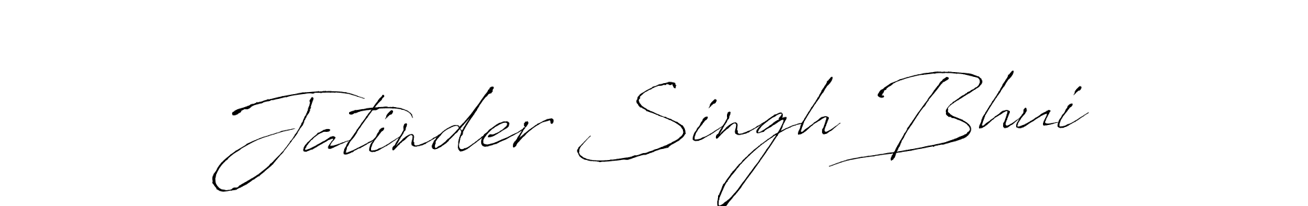 Also we have Jatinder Singh Bhui name is the best signature style. Create professional handwritten signature collection using Antro_Vectra autograph style. Jatinder Singh Bhui signature style 6 images and pictures png