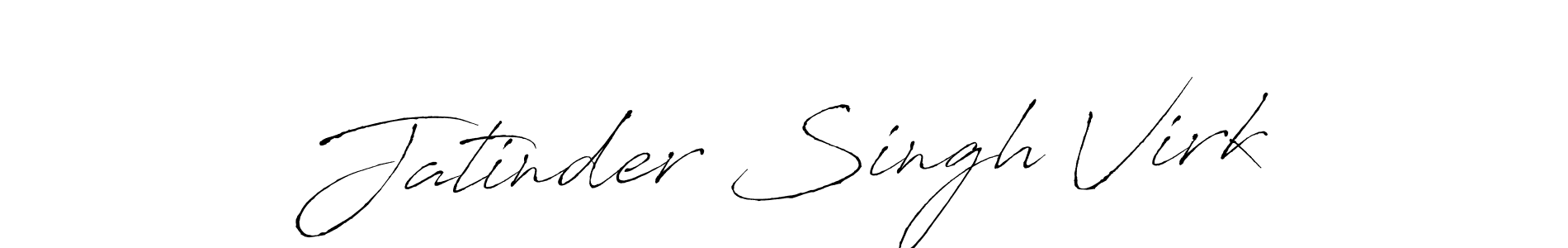 Design your own signature with our free online signature maker. With this signature software, you can create a handwritten (Antro_Vectra) signature for name Jatinder Singh Virk. Jatinder Singh Virk signature style 6 images and pictures png