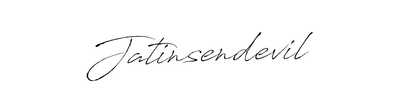 How to make Jatinsendevil name signature. Use Antro_Vectra style for creating short signs online. This is the latest handwritten sign. Jatinsendevil signature style 6 images and pictures png