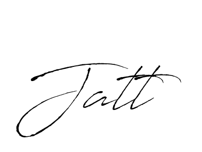 Jatt stylish signature style. Best Handwritten Sign (Antro_Vectra) for my name. Handwritten Signature Collection Ideas for my name Jatt. Jatt signature style 6 images and pictures png