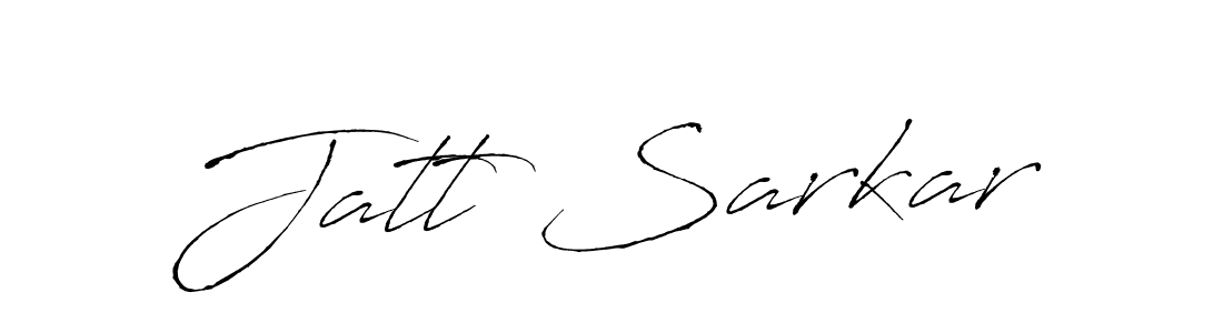 Make a beautiful signature design for name Jatt Sarkar. Use this online signature maker to create a handwritten signature for free. Jatt Sarkar signature style 6 images and pictures png