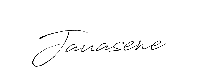 You should practise on your own different ways (Antro_Vectra) to write your name (Jauasene) in signature. don't let someone else do it for you. Jauasene signature style 6 images and pictures png