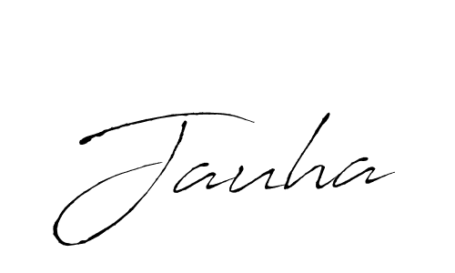 Design your own signature with our free online signature maker. With this signature software, you can create a handwritten (Antro_Vectra) signature for name Jauha. Jauha signature style 6 images and pictures png