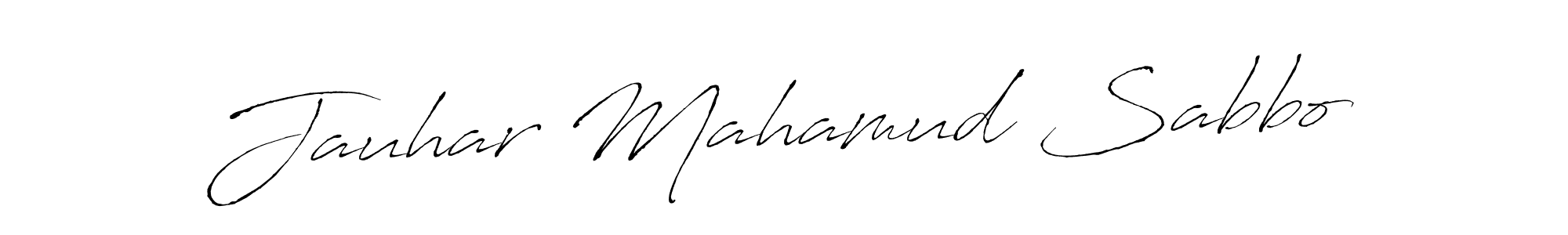 Design your own signature with our free online signature maker. With this signature software, you can create a handwritten (Antro_Vectra) signature for name Jauhar Mahamud Sabbo. Jauhar Mahamud Sabbo signature style 6 images and pictures png