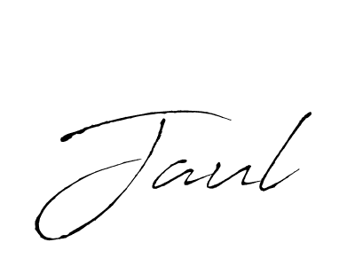 Jaul stylish signature style. Best Handwritten Sign (Antro_Vectra) for my name. Handwritten Signature Collection Ideas for my name Jaul. Jaul signature style 6 images and pictures png