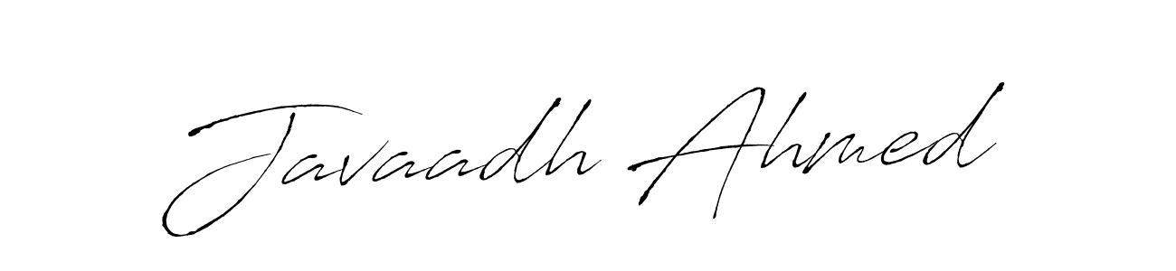 Also we have Javaadh Ahmed name is the best signature style. Create professional handwritten signature collection using Antro_Vectra autograph style. Javaadh Ahmed signature style 6 images and pictures png
