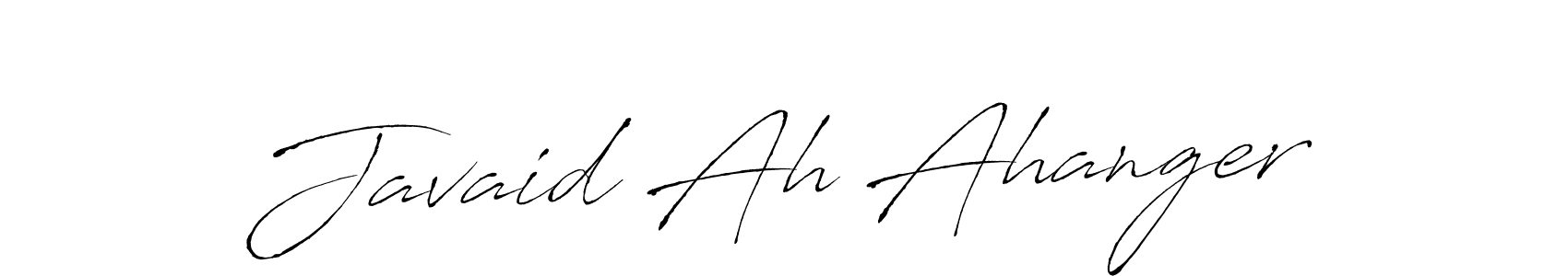 Also we have Javaid Ah Ahanger name is the best signature style. Create professional handwritten signature collection using Antro_Vectra autograph style. Javaid Ah Ahanger signature style 6 images and pictures png