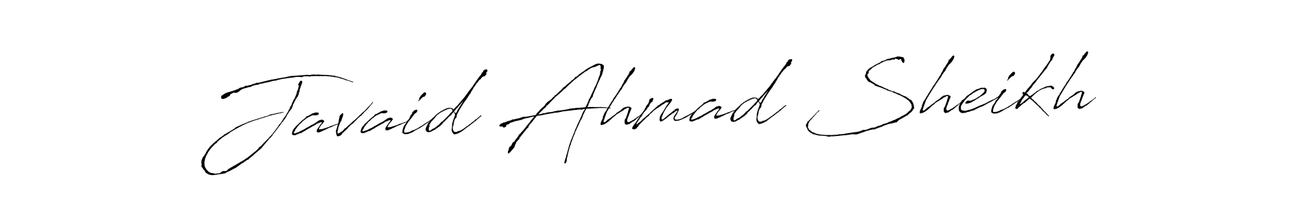 Javaid Ahmad Sheikh stylish signature style. Best Handwritten Sign (Antro_Vectra) for my name. Handwritten Signature Collection Ideas for my name Javaid Ahmad Sheikh. Javaid Ahmad Sheikh signature style 6 images and pictures png