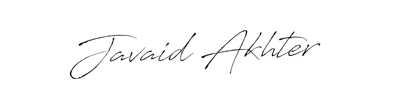 Use a signature maker to create a handwritten signature online. With this signature software, you can design (Antro_Vectra) your own signature for name Javaid Akhter. Javaid Akhter signature style 6 images and pictures png