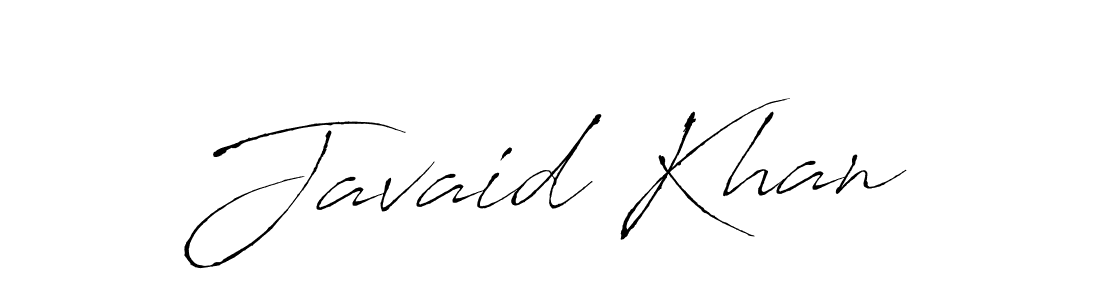 Use a signature maker to create a handwritten signature online. With this signature software, you can design (Antro_Vectra) your own signature for name Javaid Khan. Javaid Khan signature style 6 images and pictures png