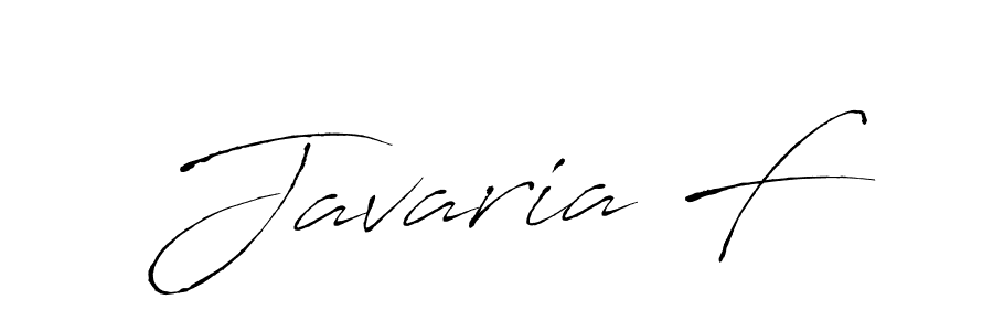 Also we have Javaria F name is the best signature style. Create professional handwritten signature collection using Antro_Vectra autograph style. Javaria F signature style 6 images and pictures png