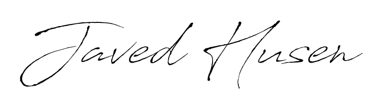 Elevate your brand with a stunning Javed Husen eSignature. The Antro_Vectra style provides a balanced, flowing aesthetic for everyday signing. Javed Husen signature style 6 images and pictures png