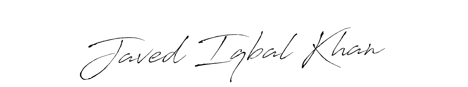 Also we have Javed Iqbal Khan name is the best signature style. Create professional handwritten signature collection using Antro_Vectra autograph style. Javed Iqbal Khan signature style 6 images and pictures png