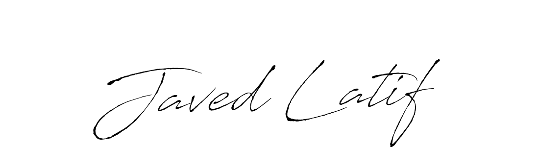 Design your own signature with our free online signature maker. With this signature software, you can create a handwritten (Antro_Vectra) signature for name Javed Latif. Javed Latif signature style 6 images and pictures png