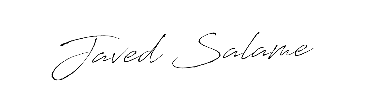It looks lik you need a new signature style for name Javed Salame. Design unique handwritten (Antro_Vectra) signature with our free signature maker in just a few clicks. Javed Salame signature style 6 images and pictures png