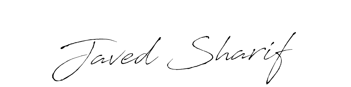 Use a signature maker to create a handwritten signature online. With this signature software, you can design (Antro_Vectra) your own signature for name Javed Sharif. Javed Sharif signature style 6 images and pictures png