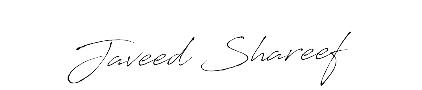 Create a beautiful signature design for name Javeed Shareef. With this signature (Antro_Vectra) fonts, you can make a handwritten signature for free. Javeed Shareef signature style 6 images and pictures png