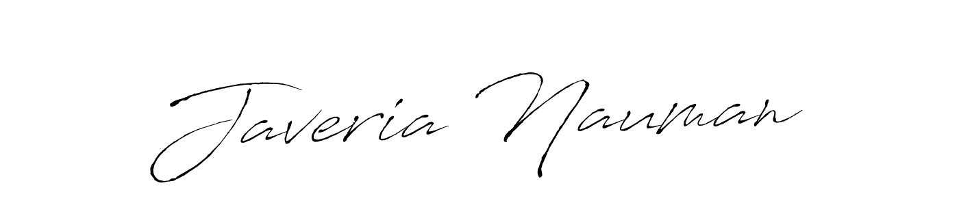 Javeria Nauman stylish signature style. Best Handwritten Sign (Antro_Vectra) for my name. Handwritten Signature Collection Ideas for my name Javeria Nauman. Javeria Nauman signature style 6 images and pictures png