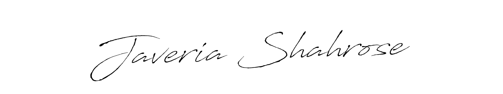 The best way (Antro_Vectra) to make a short signature is to pick only two or three words in your name. The name Javeria Shahrose include a total of six letters. For converting this name. Javeria Shahrose signature style 6 images and pictures png