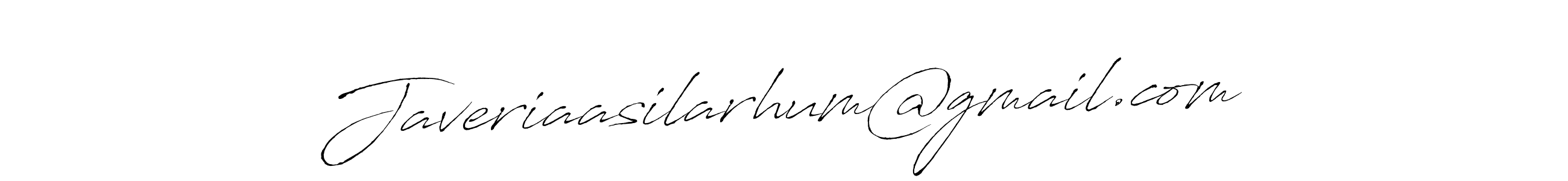 Create a beautiful signature design for name Javeriaasilarhum@gmail.com. With this signature (Antro_Vectra) fonts, you can make a handwritten signature for free. Javeriaasilarhum@gmail.com signature style 6 images and pictures png