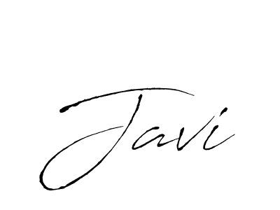 Design your own signature with our free online signature maker. With this signature software, you can create a handwritten (Antro_Vectra) signature for name Javi. Javi signature style 6 images and pictures png
