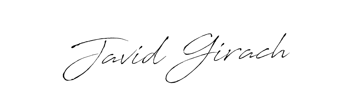 Make a short Javid Girach signature style. Manage your documents anywhere anytime using Antro_Vectra. Create and add eSignatures, submit forms, share and send files easily. Javid Girach signature style 6 images and pictures png