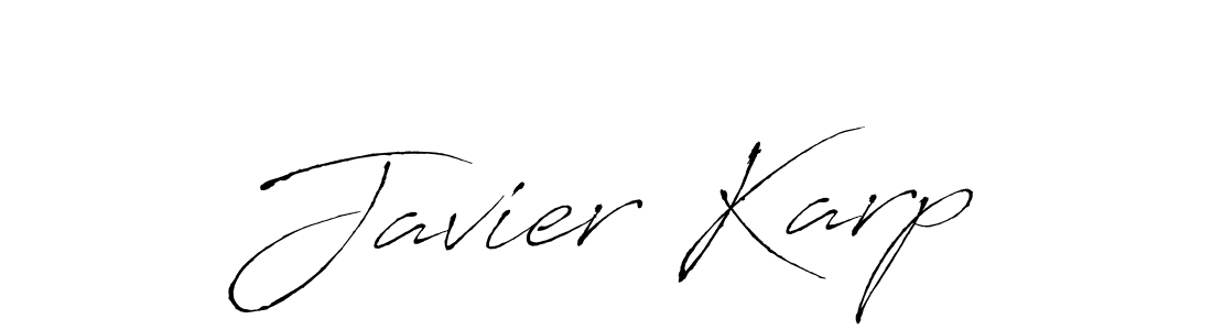 Also we have Javier Karp name is the best signature style. Create professional handwritten signature collection using Antro_Vectra autograph style. Javier Karp signature style 6 images and pictures png