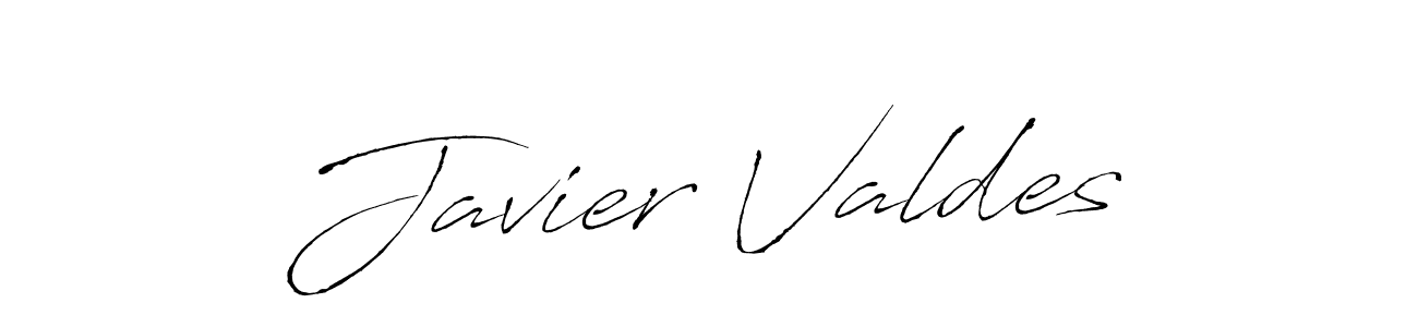 Make a beautiful signature design for name Javier Valdes. With this signature (Antro_Vectra) style, you can create a handwritten signature for free. Javier Valdes signature style 6 images and pictures png