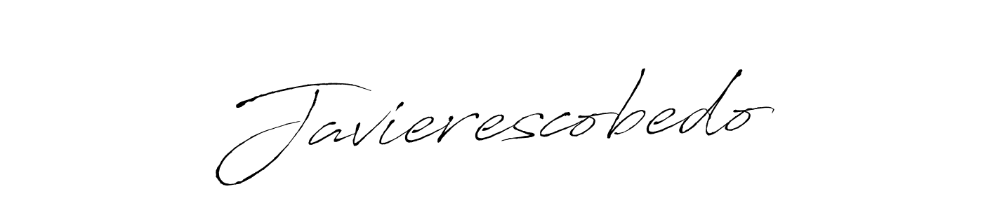Also we have Javierescobedo name is the best signature style. Create professional handwritten signature collection using Antro_Vectra autograph style. Javierescobedo signature style 6 images and pictures png