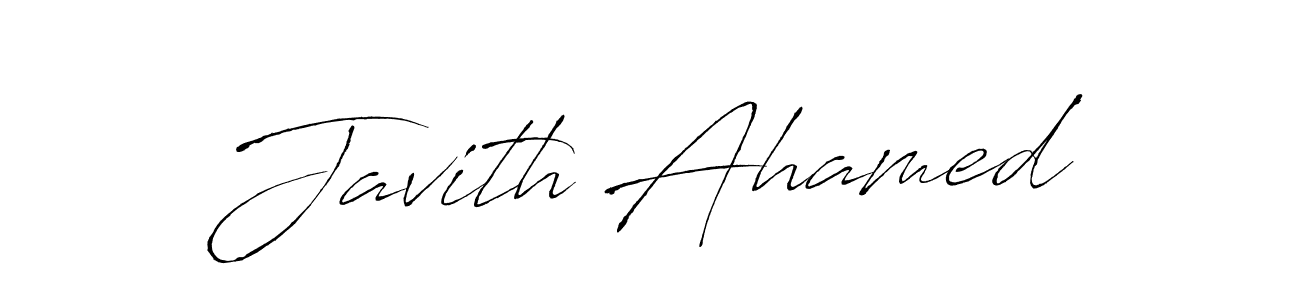 The best way (Antro_Vectra) to make a short signature is to pick only two or three words in your name. The name Javith Ahamed include a total of six letters. For converting this name. Javith Ahamed signature style 6 images and pictures png