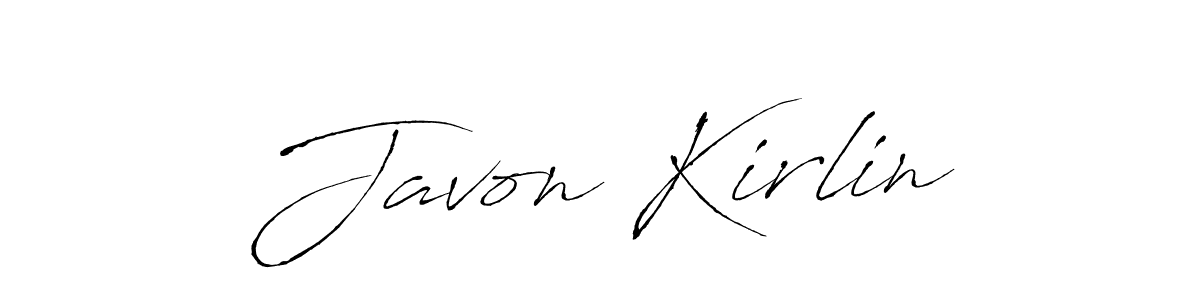 How to make Javon Kirlin signature? Antro_Vectra is a professional autograph style. Create handwritten signature for Javon Kirlin name. Javon Kirlin signature style 6 images and pictures png