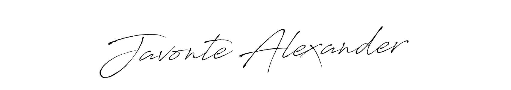 Javonte Alexander stylish signature style. Best Handwritten Sign (Antro_Vectra) for my name. Handwritten Signature Collection Ideas for my name Javonte Alexander. Javonte Alexander signature style 6 images and pictures png